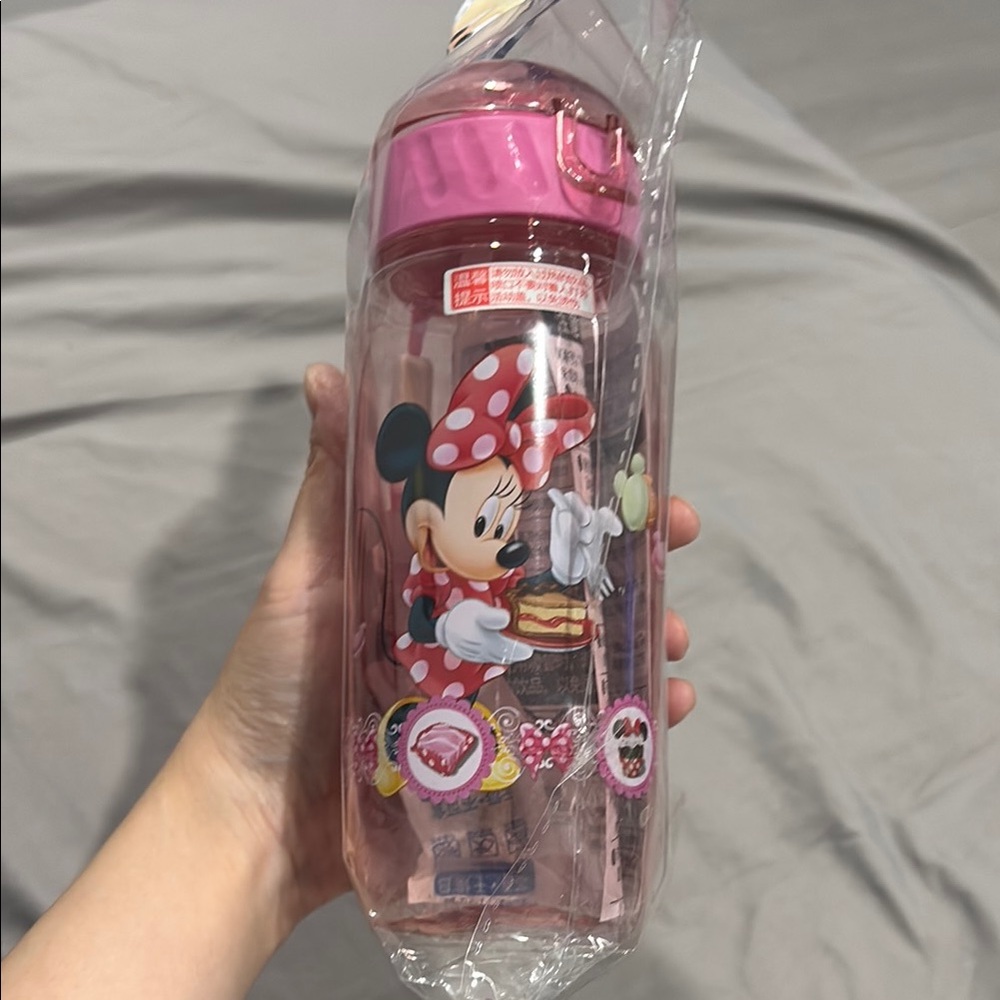 Minnie Mouse Pink Water Bottle